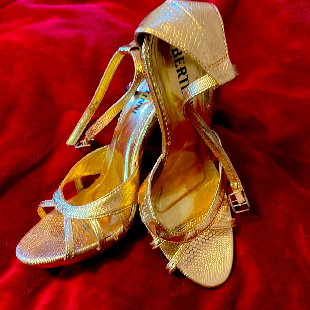 Golden sandals